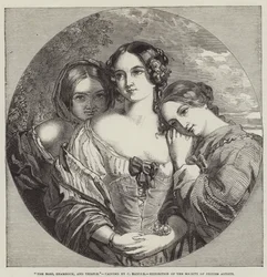 The Rose, Shamrock, and Thistle, Exhibition of the Society of British Artists